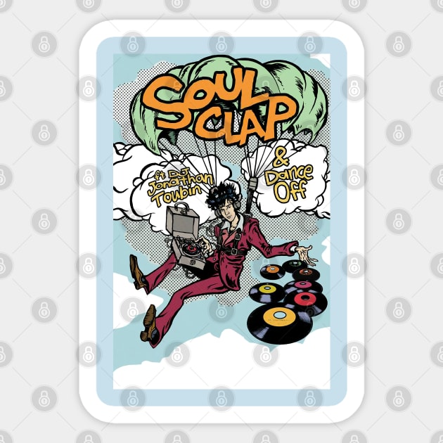 SOUL CLAP AND DANCE OFF -  DJ JONATHAN TOUBIN Sticker by MakLampir Grandong